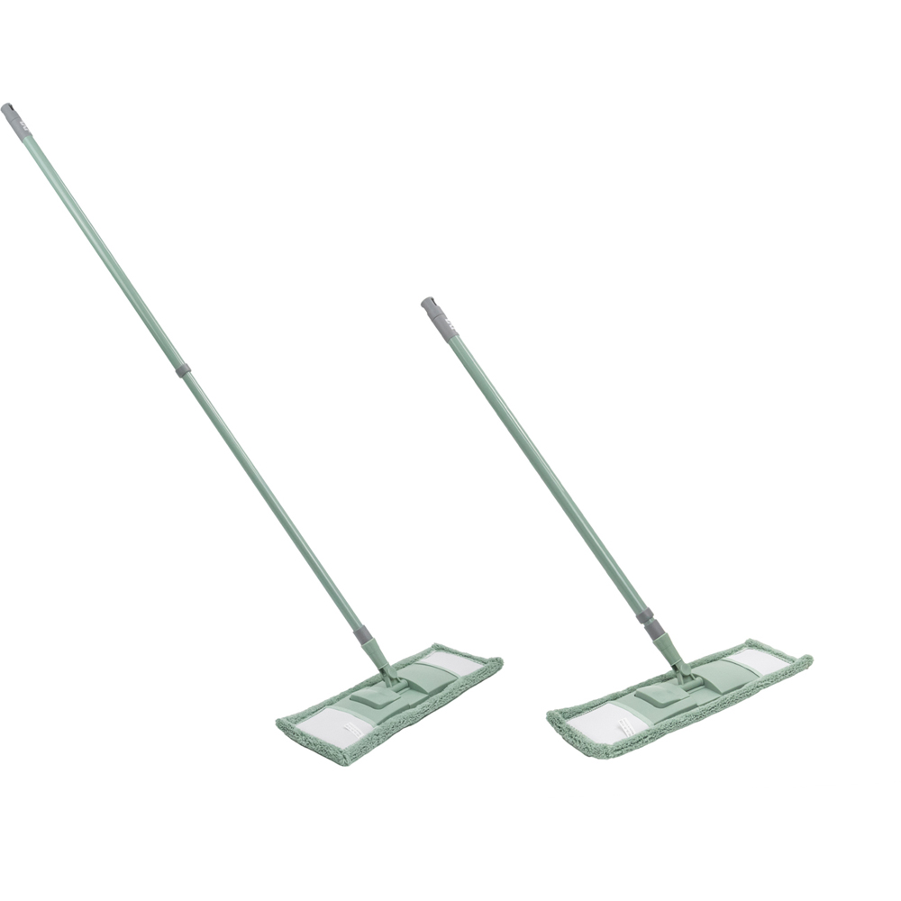JVL Cleaning Green Extendable Microfibre Mop Image 5