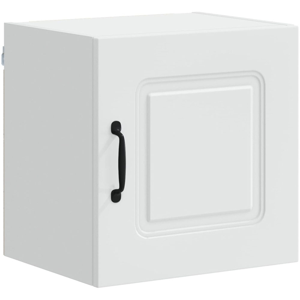 vidaXL Kalmar Single Door White Wall Mounted Square Kitchen Cabinet Set of 2 Image 2