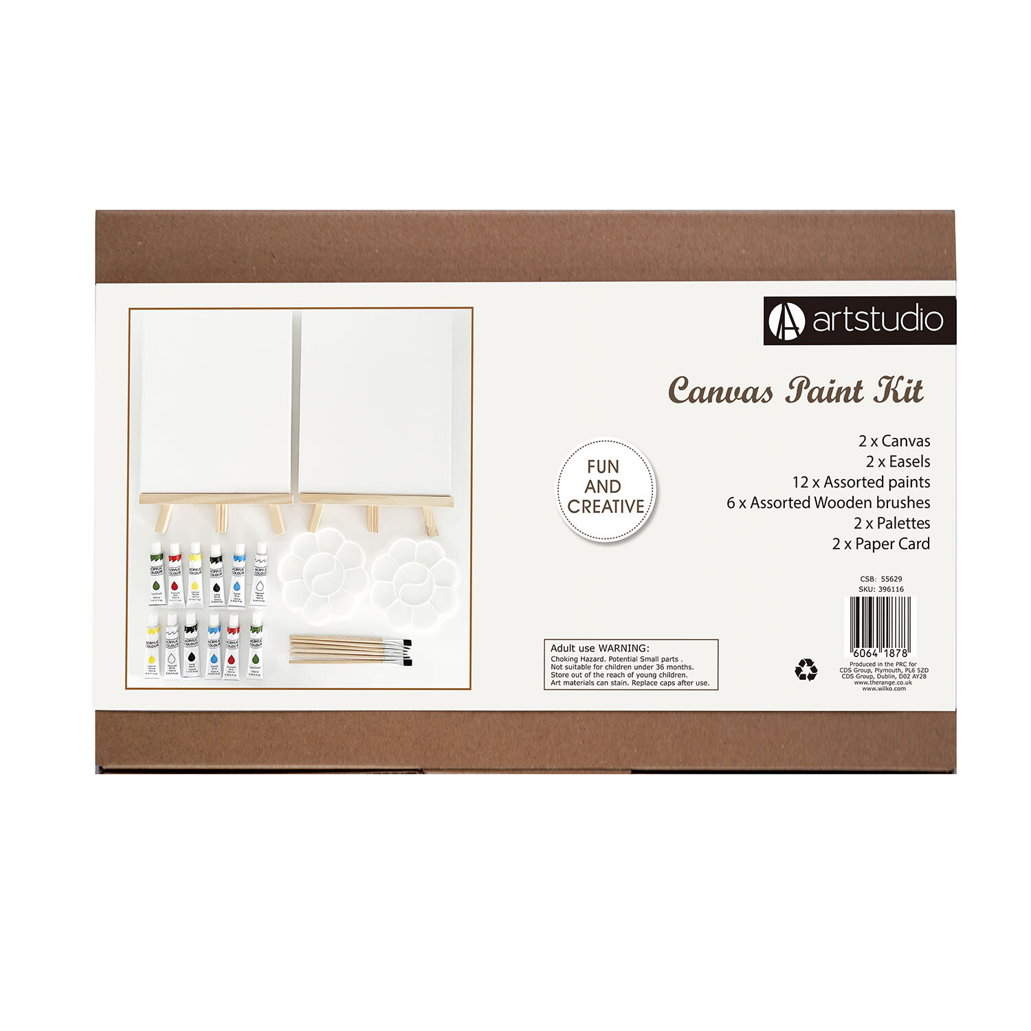 Canvas Paint Kit - White Image 2