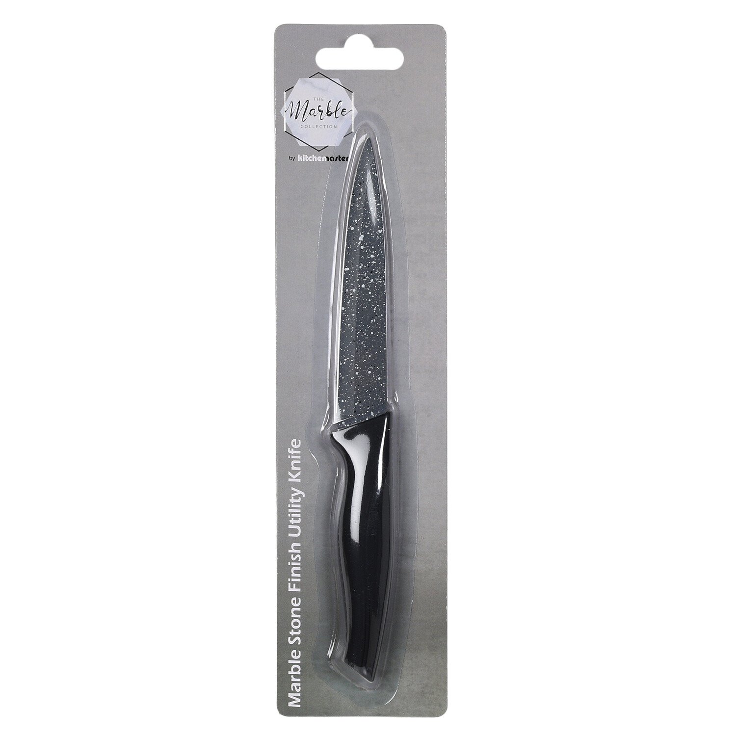 Marble Stone Utility Knife Black Image 1