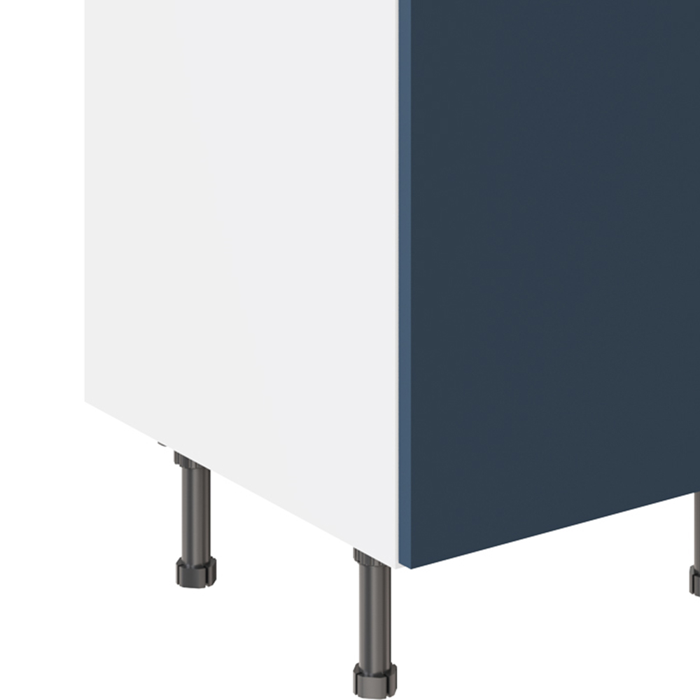 Kitchen Kit Slab Supermatt Blue Drawerline Base Cabinet 500mm Image 3