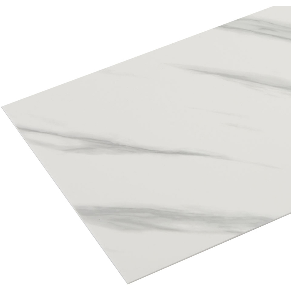 Living and Home Marble Patterned Light Grey PVC Self Adhesive Wall Sticker 10 Pack Image 5