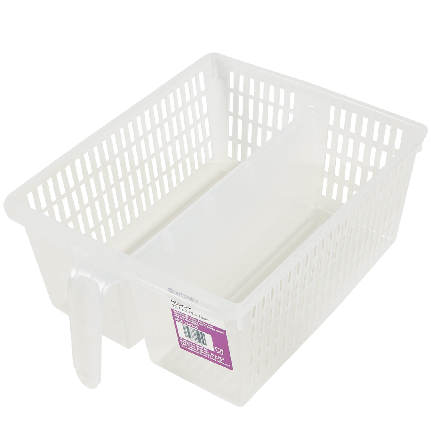 Fridge Basket - White / Medium Image 4