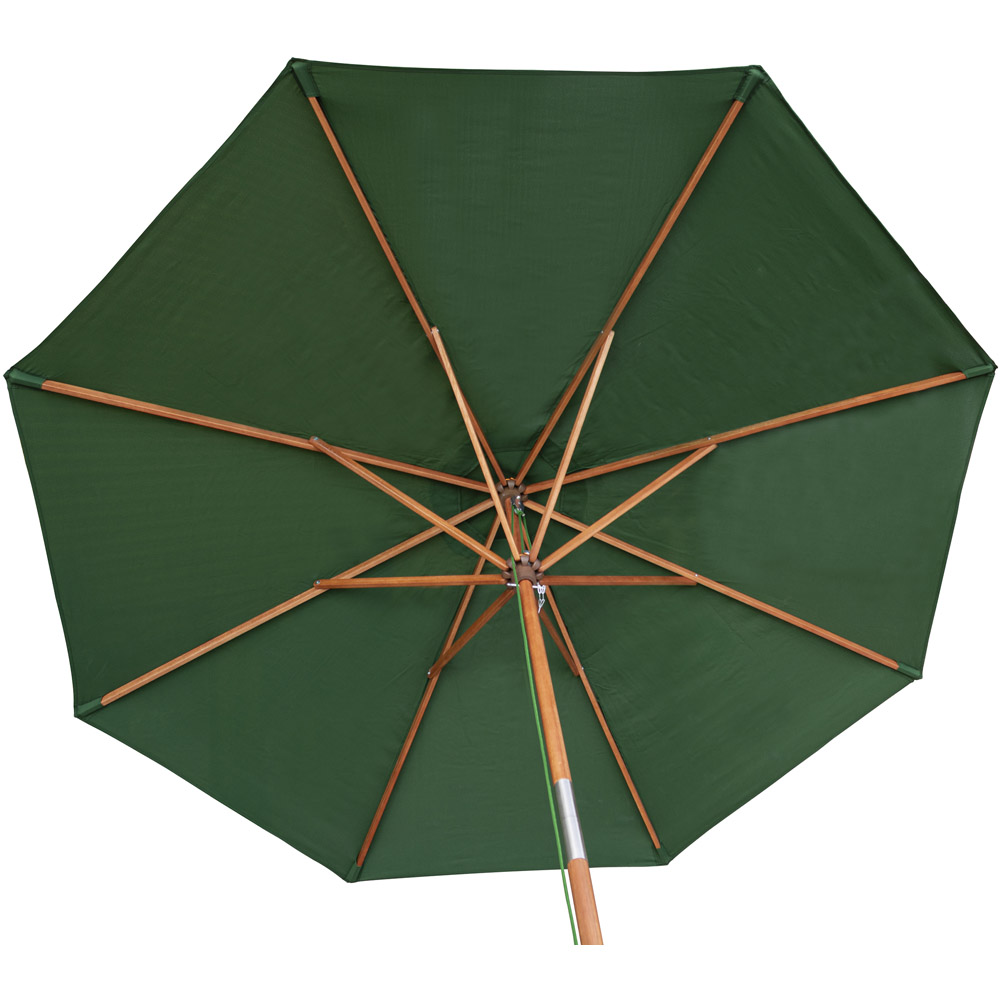 Rowlinson Willington Green Parasol with Round Base 2.7m Image 3