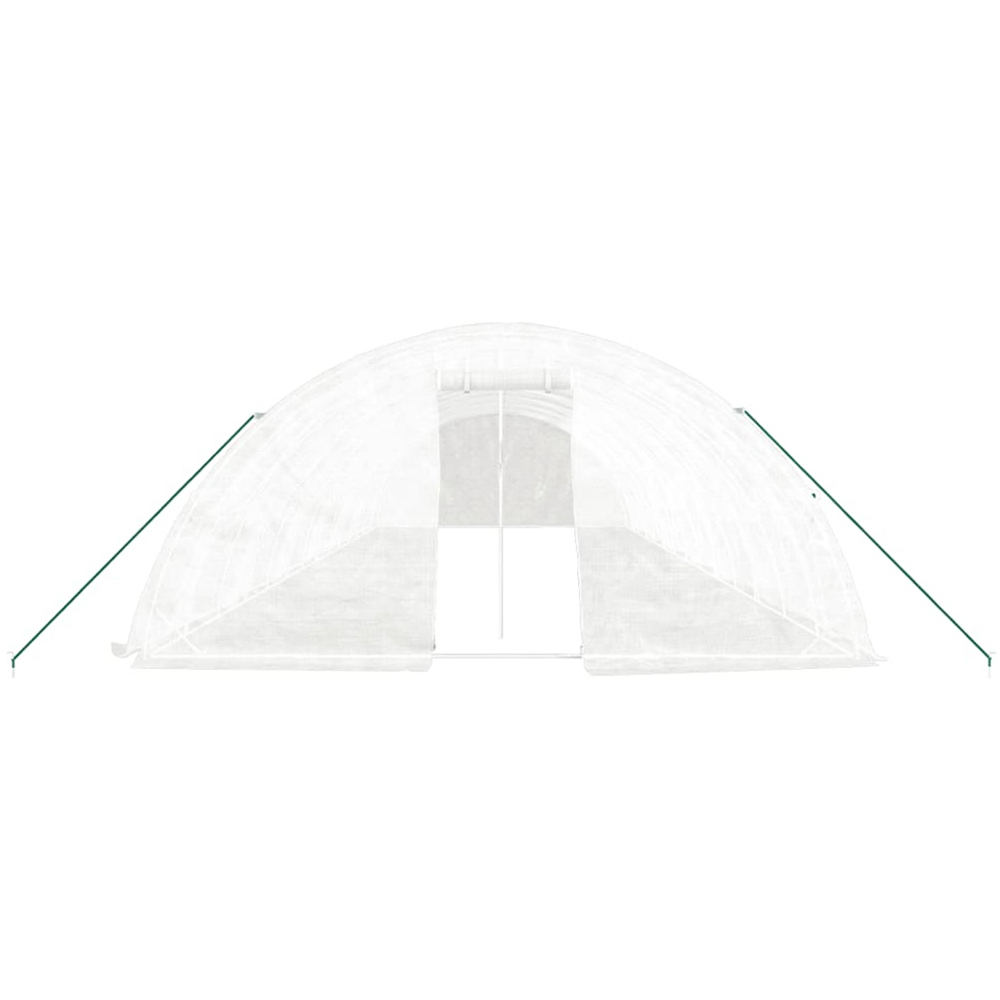 vidaXL White 16.4 x 46ft Greenhouse Image 2