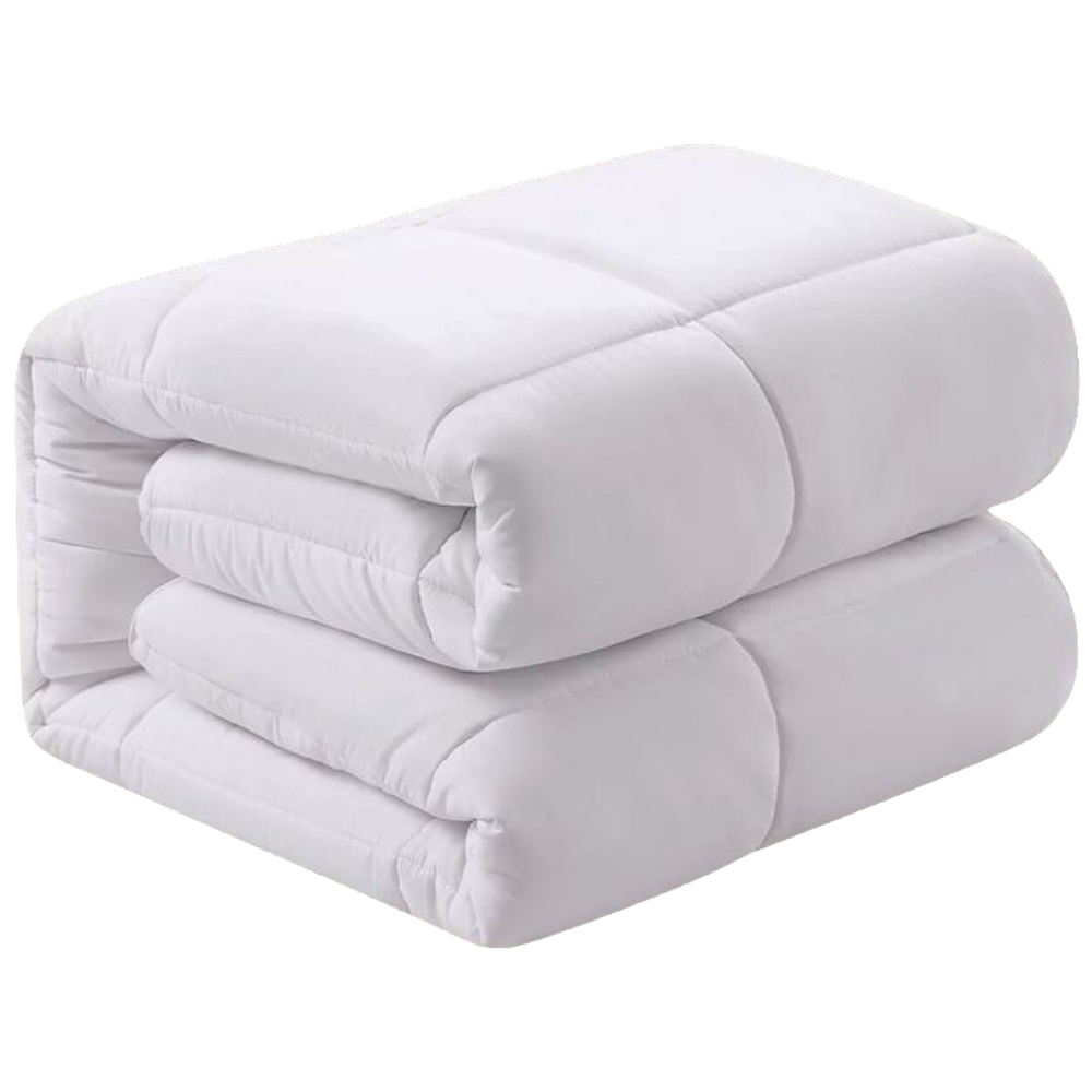 Opulent Home King Size White Extra Warm Winter Duck Feather and Down Duvet 16.5 Tog Image 1