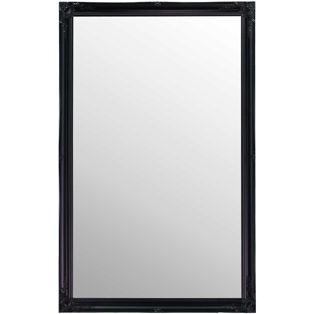 MirrorOutlet Hamilton Black Shabby Chic Wall Mirror 168 x 107cm Image 1