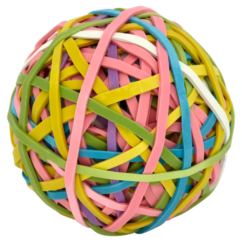 Wilko Rubber Band Ball 170 pieces Image