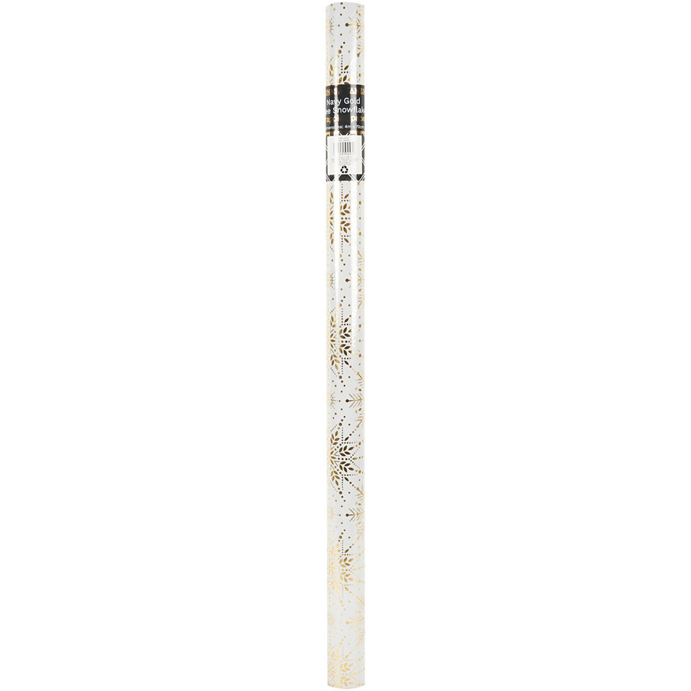 Navy Gold Tree or Snowflake Wrap - Navy or Gold Image 4