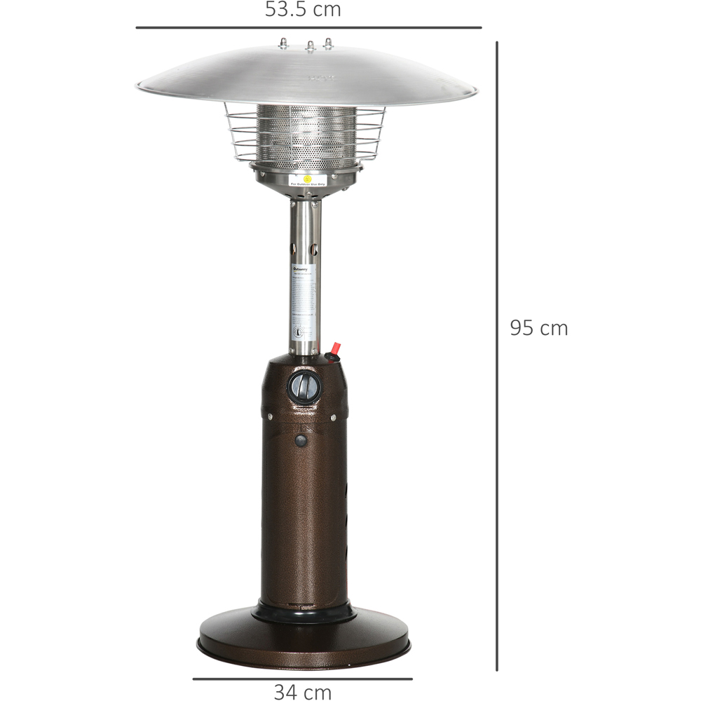 Outsunny Outdoor Heater with Adjustable Temperature 4KW Image 7