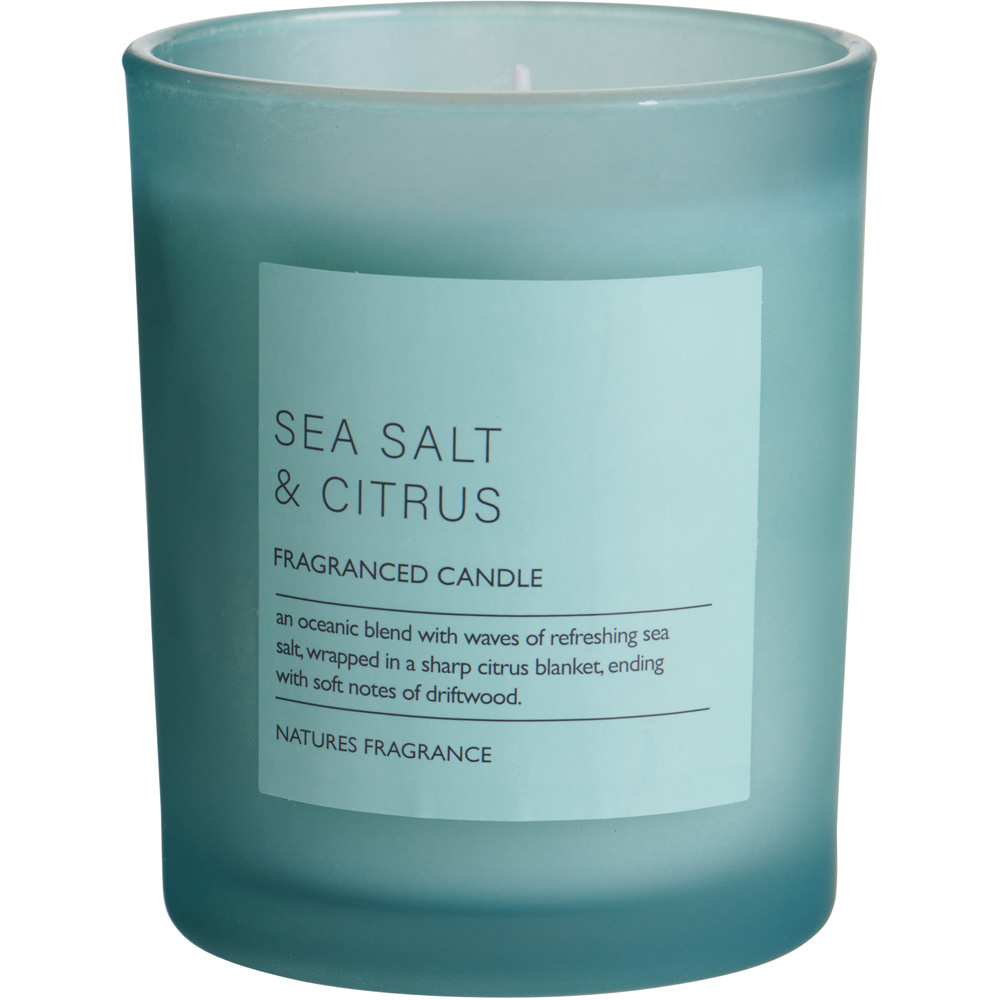 Nature's Fragrance Sea Salt and Citrus Jar Candle Small Image 1