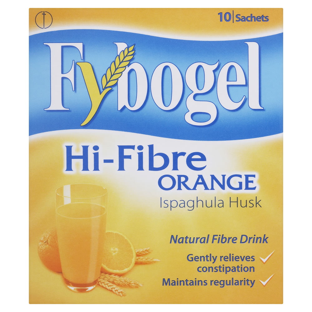 Fybogel Hi-Fibre Orange Drink 10 pack Image