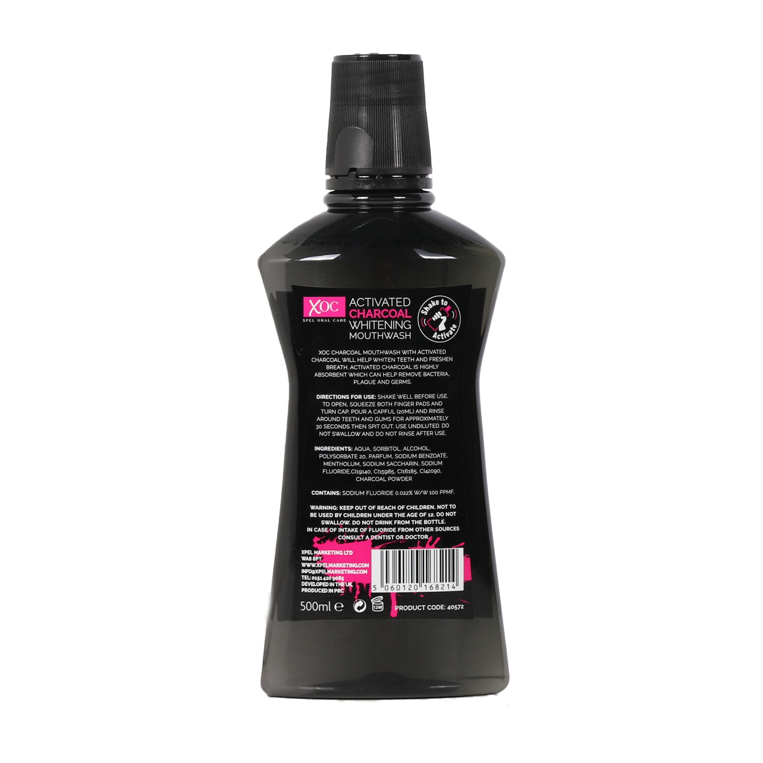 Activated Charcoal Mouthwash 100ml Image 2
