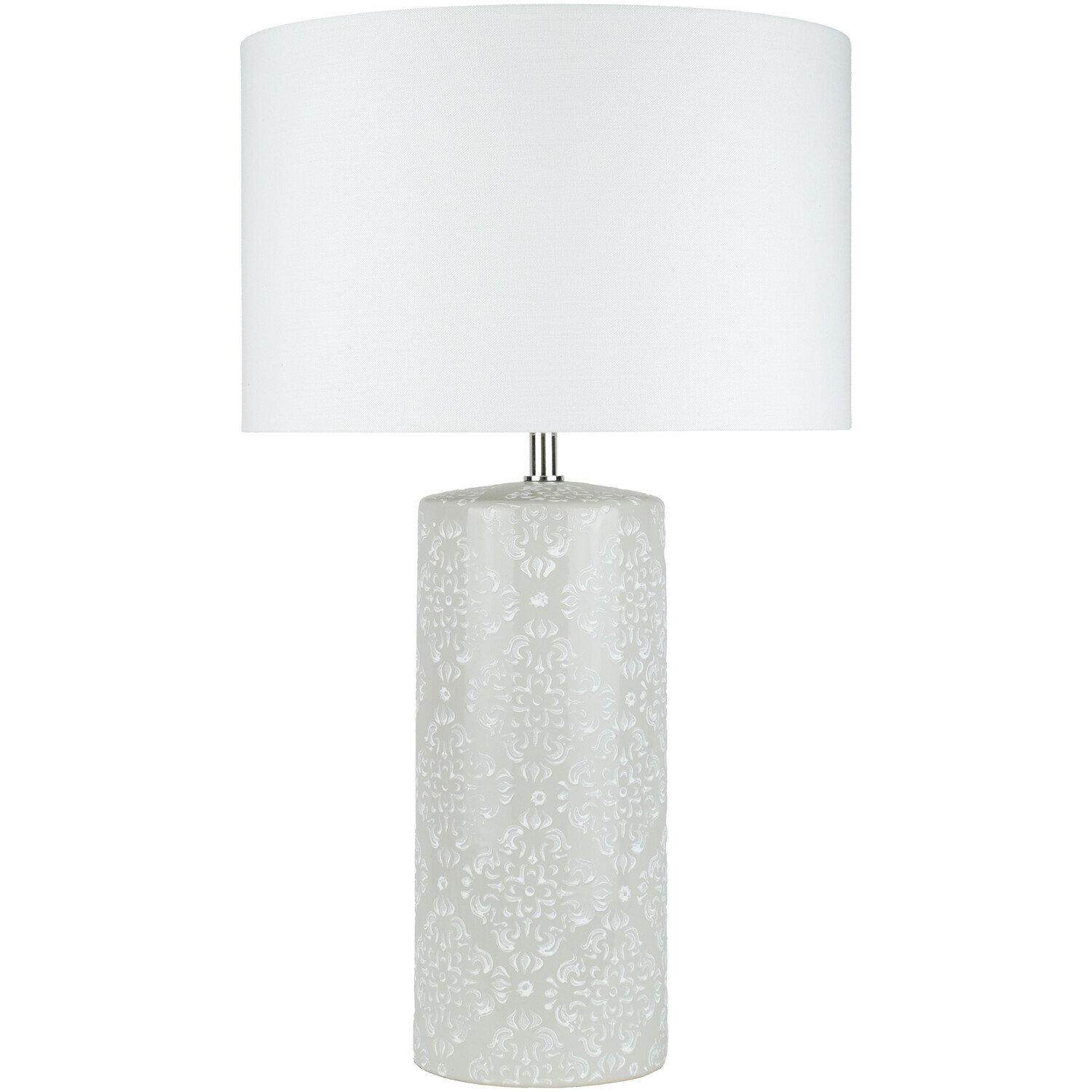 Cressida Table Lamp - Aqua and White Image 1