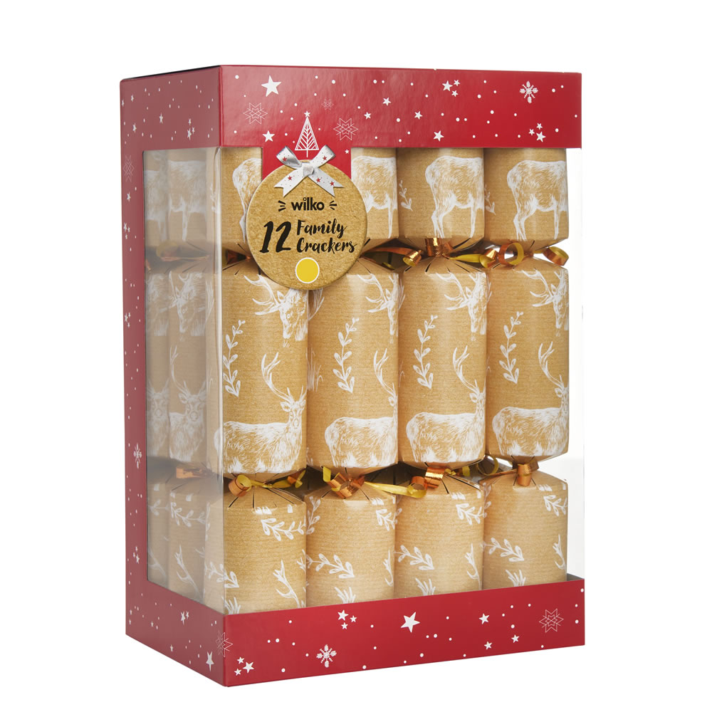 Wilko Country Christmas Family Crackers 12pk Wilko