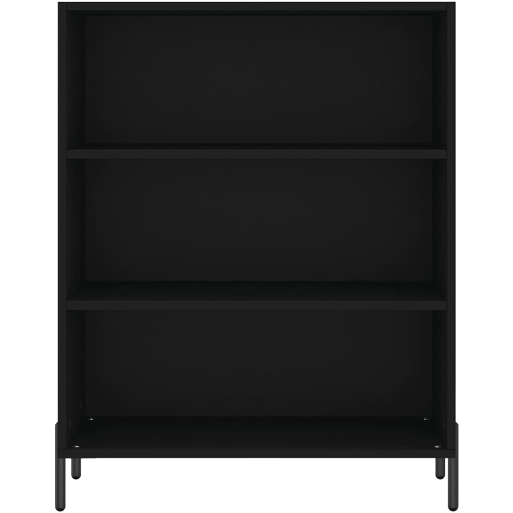 vidaXL 6 Shelf Black Highboard Image 5