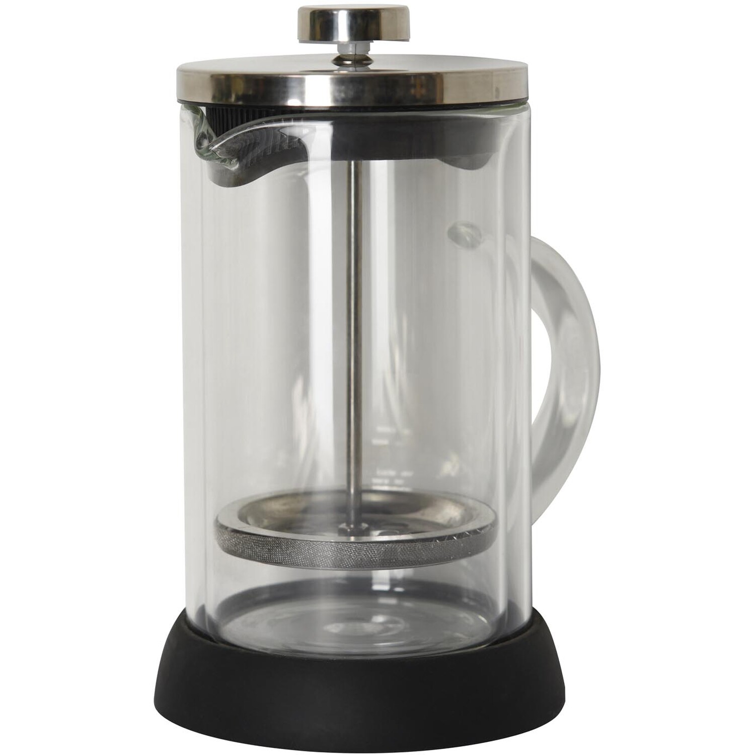 Double Wall Cafetiere 800ml - Silver Image 1