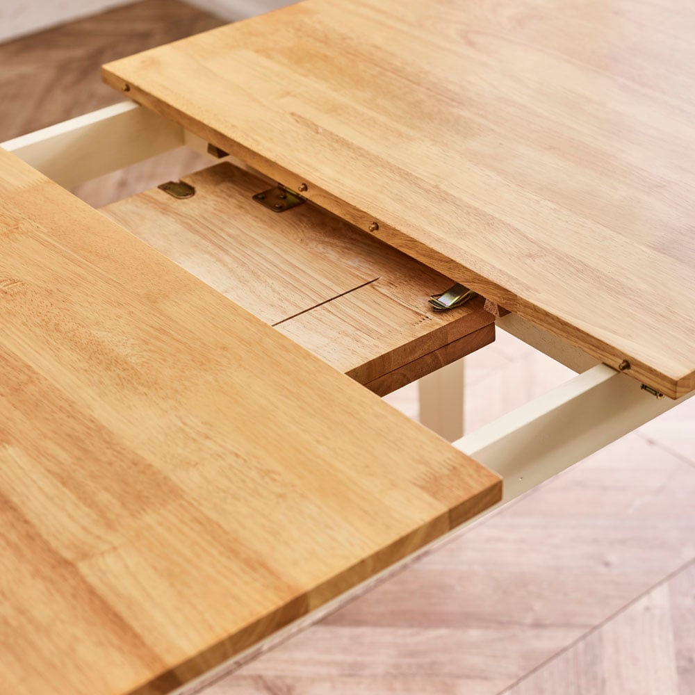 Furniturebox Salisbury Walton 6 Seater Dining Set Cream Image 5