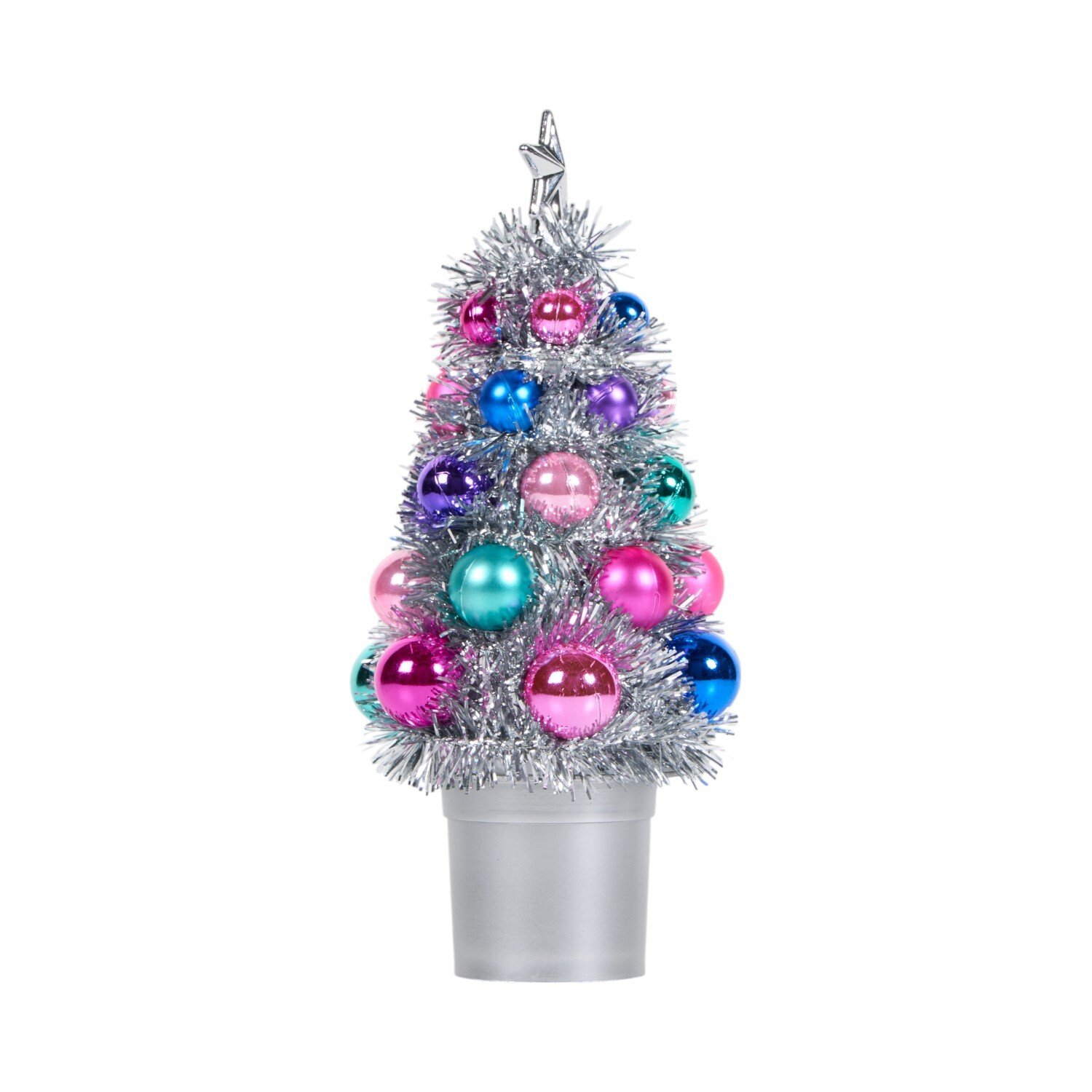 Christmas Tinsel Tree with Ball Image 11