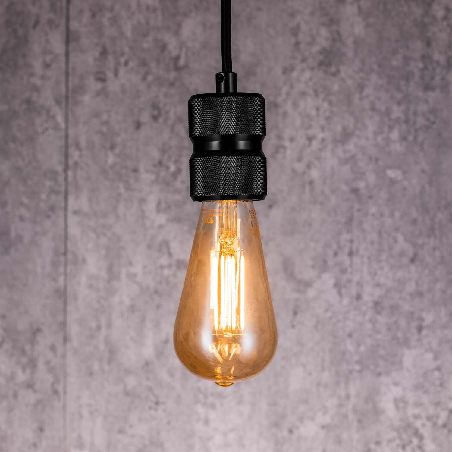 TCP Filament Traditional ST64 420 Lumen B22 Bulb Warm White Image 3