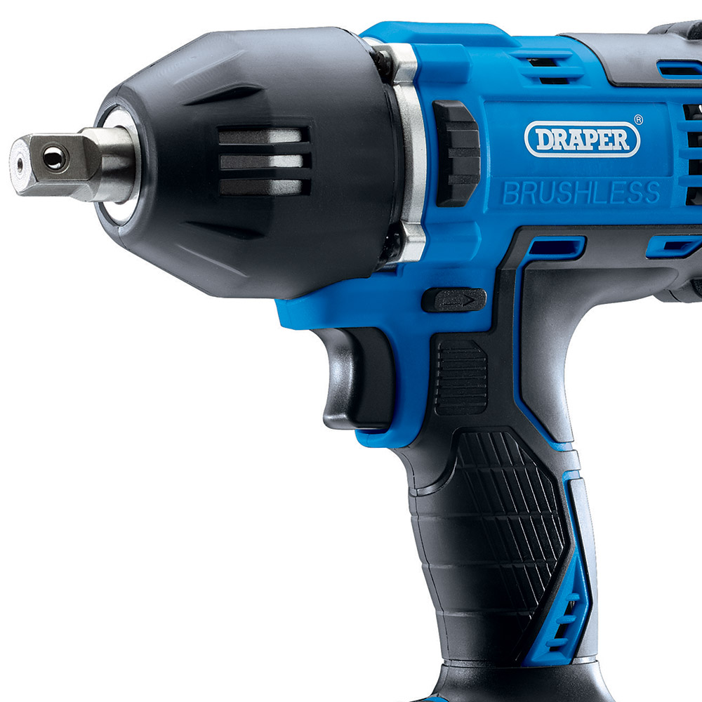 D20 20V Brushless Impact Wrench, 1/2" Sq. Dr., 250Nm Bare Unit Image 2