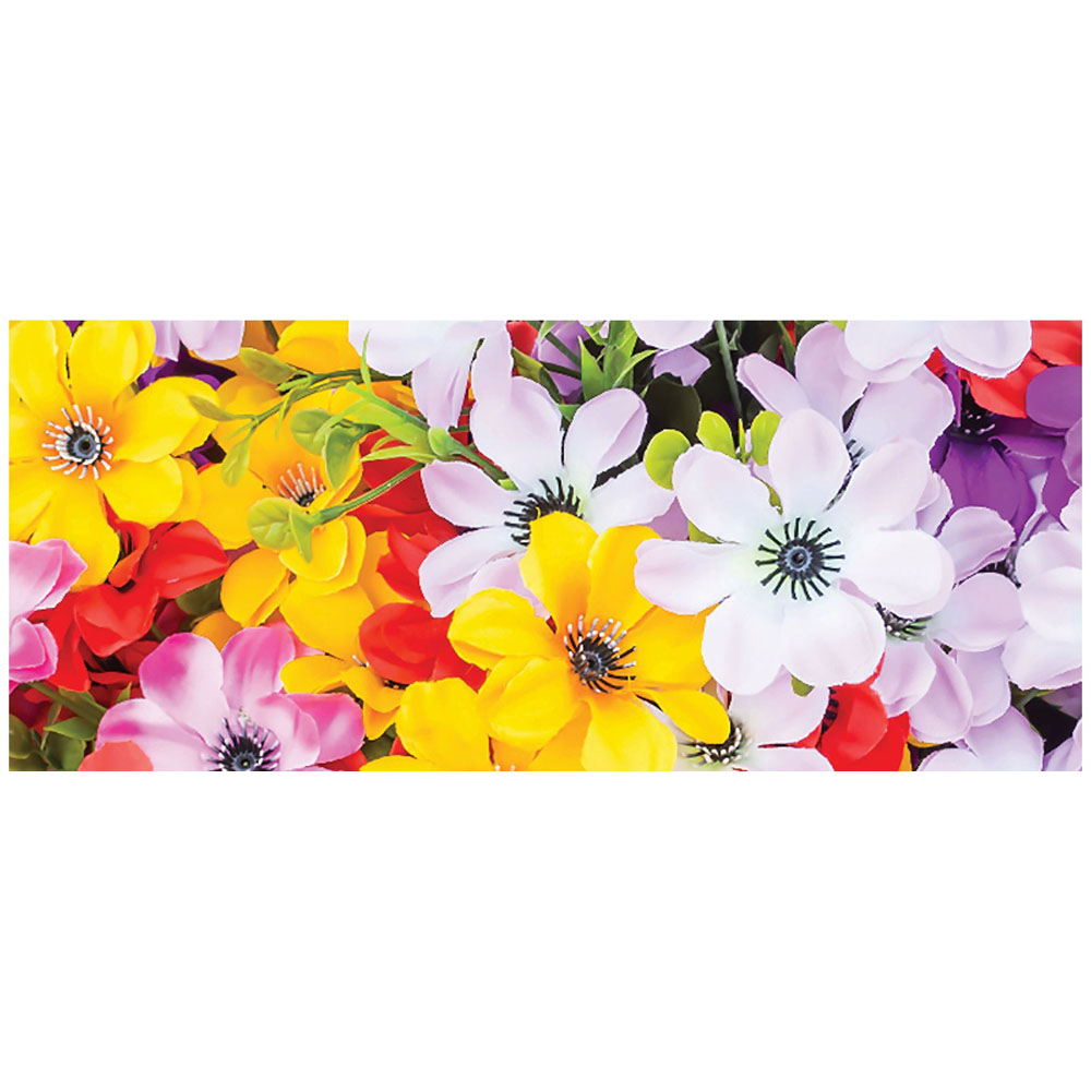 Warren Reed Designer Spring Flowers Glass Bathroom Splashback 25 x 60cm Image 2