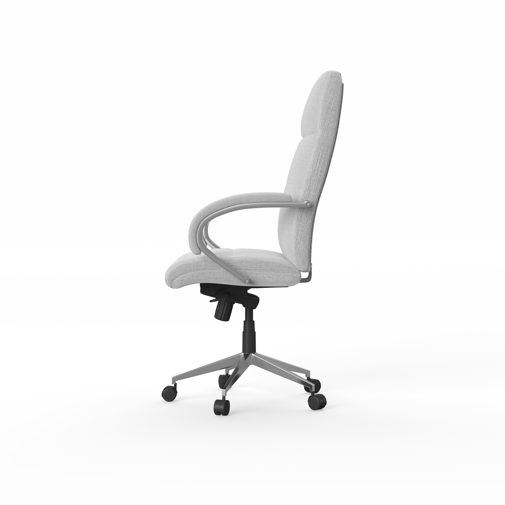 Alphason Bedford Grey Fabric Executive Office Chair Image 4