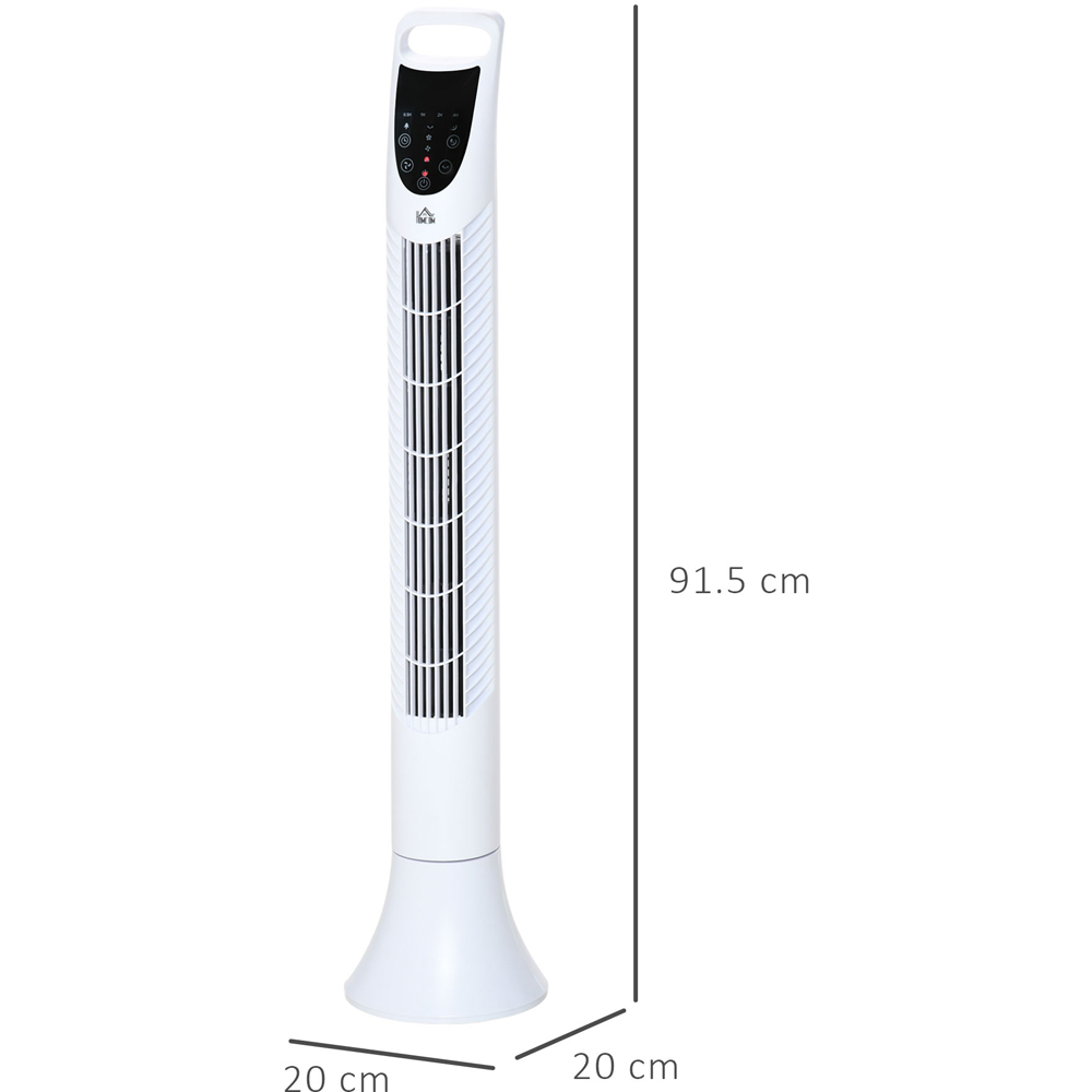 HOMCOM White Tower Fan 36 inch Image 6