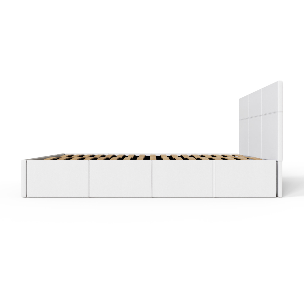 GFW Double White End Lift Ottoman Bed Image 5