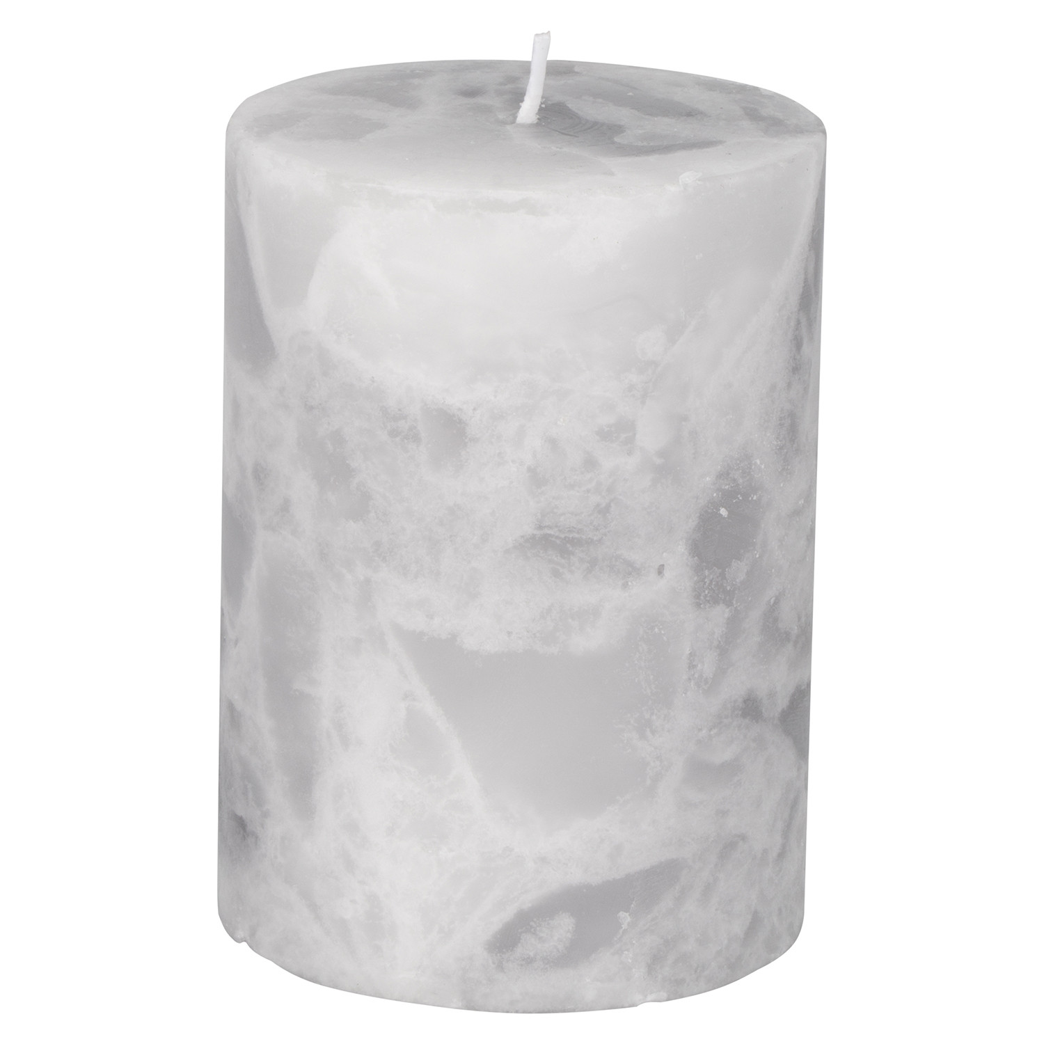 Marble Effect Pillar Candle 35 Hours Burn Time Image