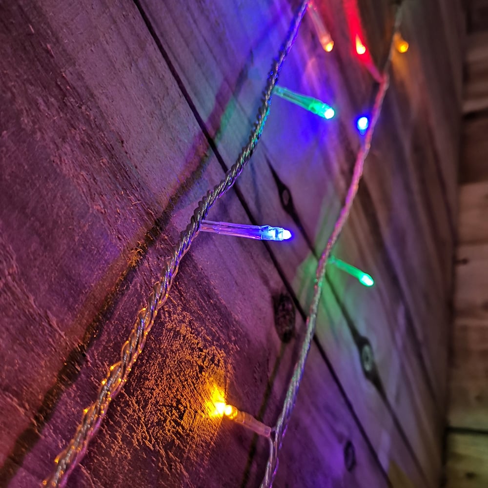 Samuel Alexander Multi Coloured LED Connectable Christmas String Lights 8m Image 6