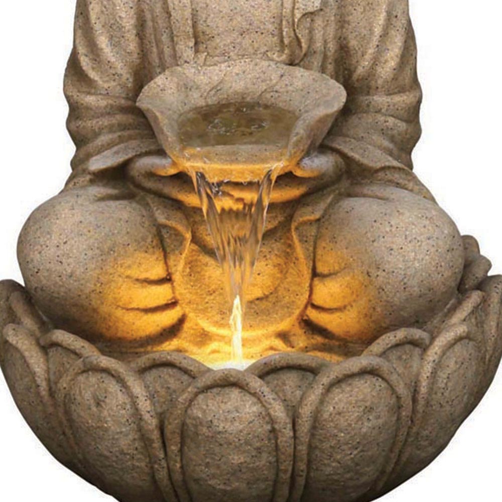 Bermuda Buddha Sitting Water Feature Image 2