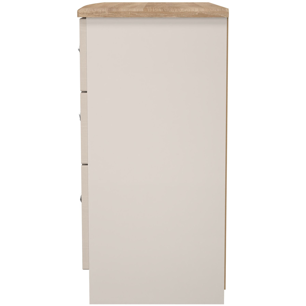Crowndale Sussex 6 Drawer Kashmir Ash and Bardolino Oak Wide Chest of Drawers Ready Assembled Image 4