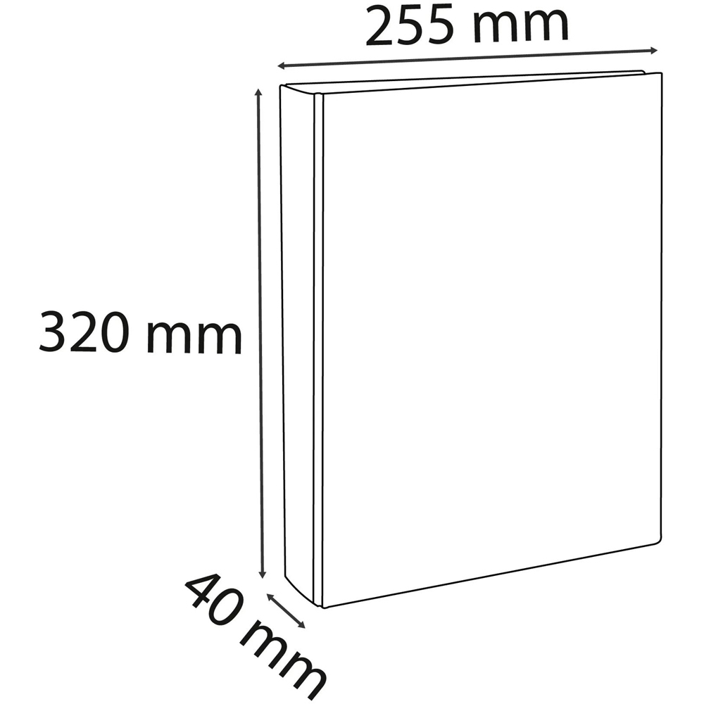 Exacompta A4 Green Polypropylene O Ring Binder 40mm 10 Pack Image 4
