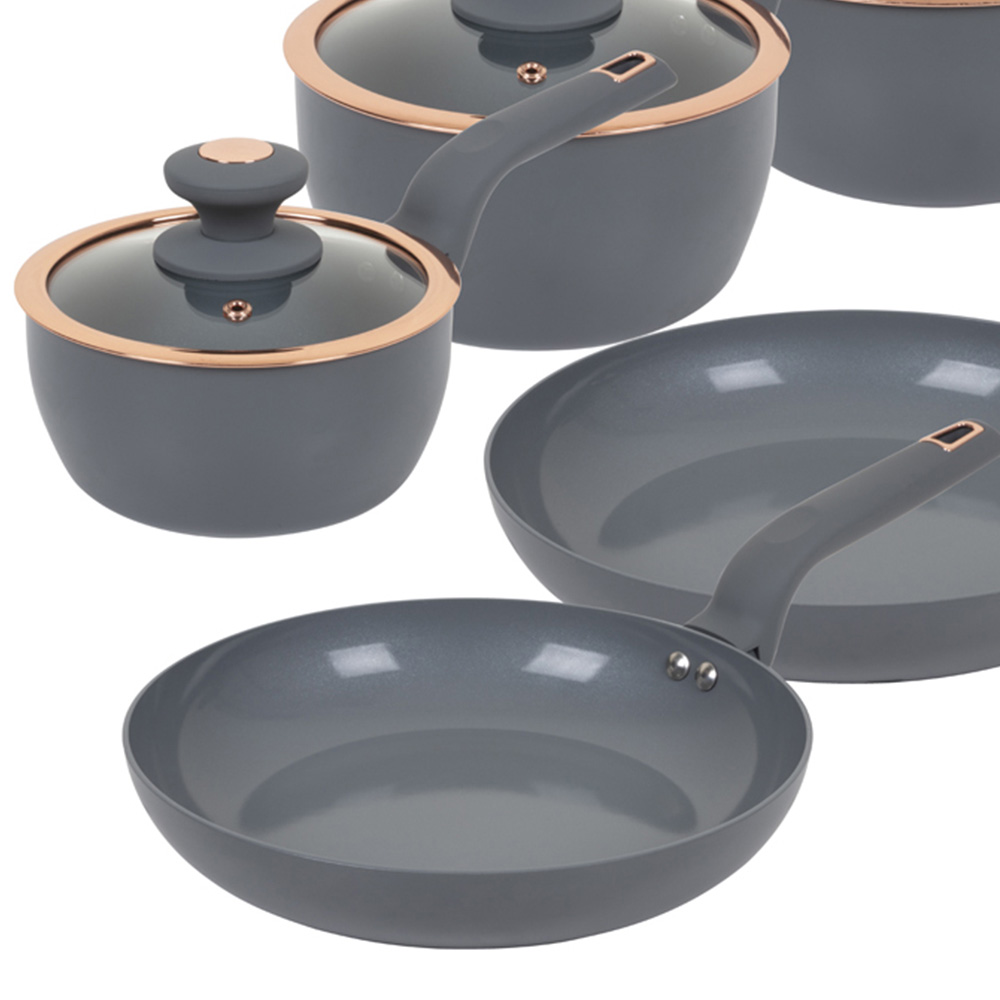 Tower 5 Piece Cavaletto Grey Cookware Set Image 2