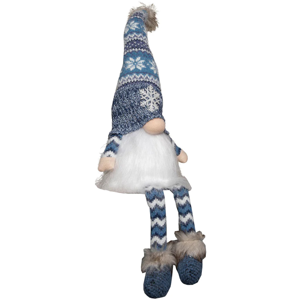 Samuel Alexander Blue Snowflake Hat Gonk Light Up Christmas Decoration Image 1