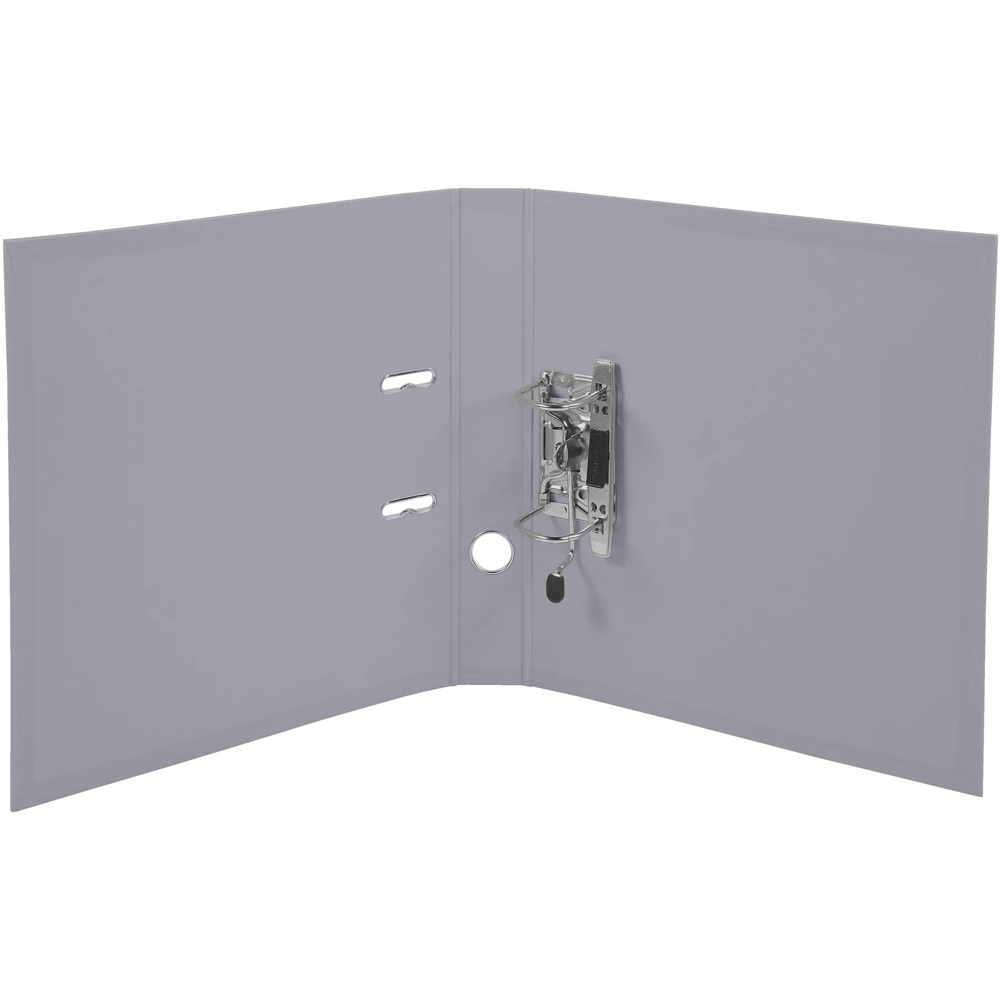 Exacompta PremTouch A4 Grey PVC Lever Arch File 10 Pack Image 2