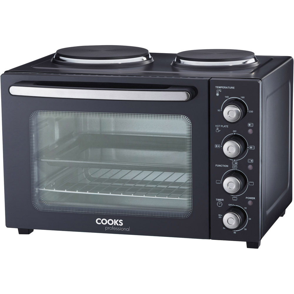 Cooks Professional G4742 Black 34L Mini Oven Image 1