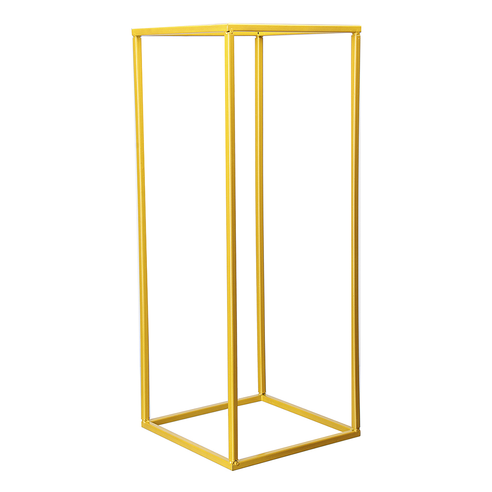 Living and Home Wrought Flower Stand Golden Rack Image 2