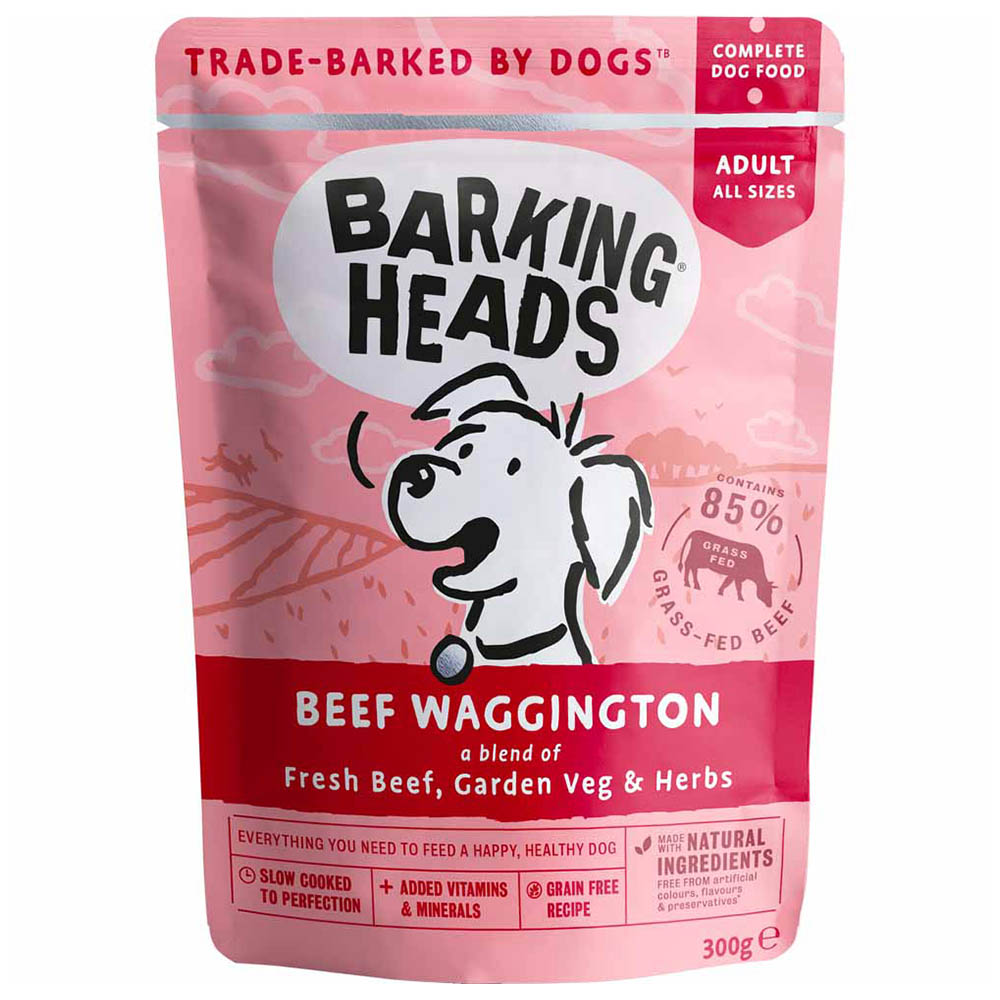 Barking Heads Beef Waggington 300g Image 1