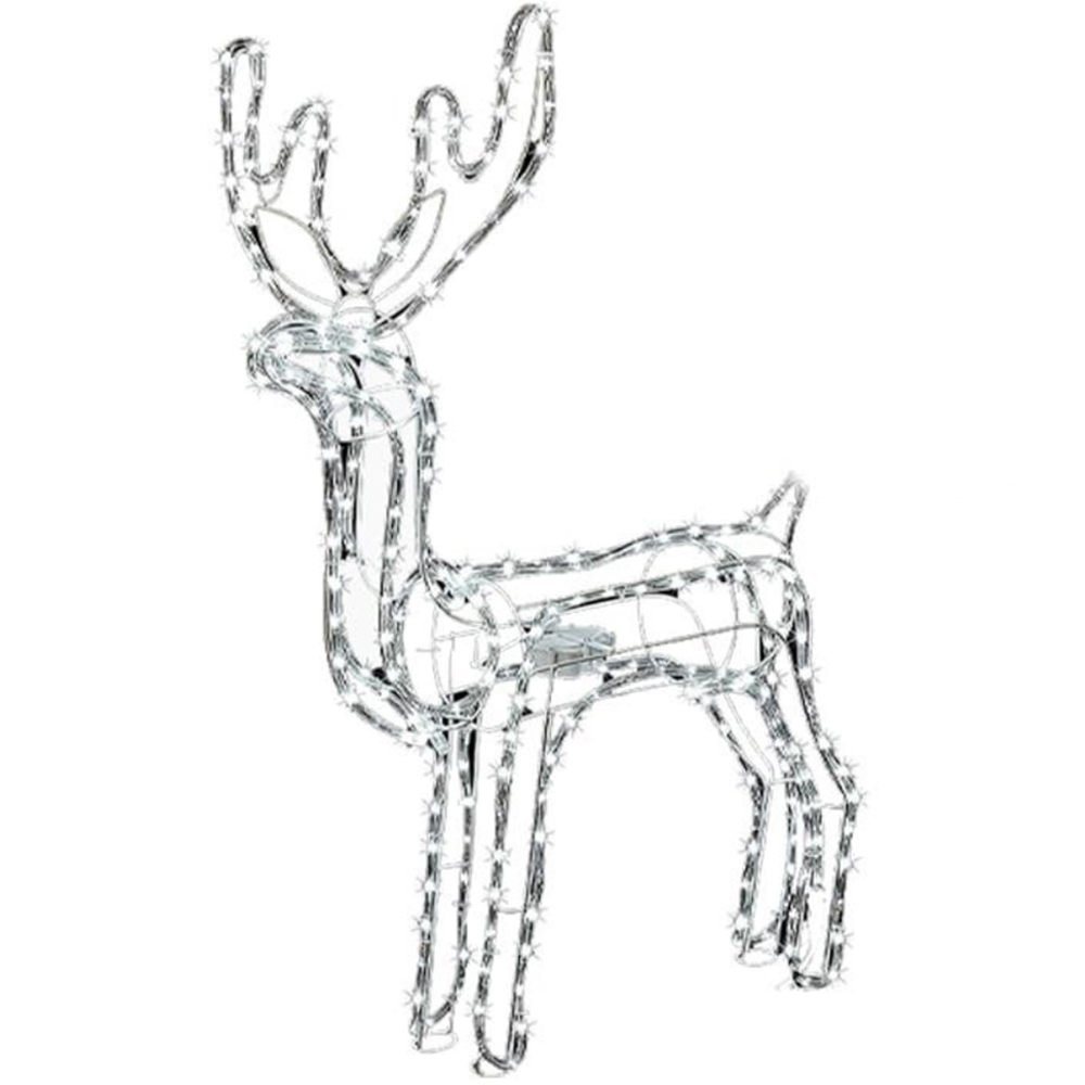 Marco Paul Cool White LED Standing Reindeer Rope Light Image 2