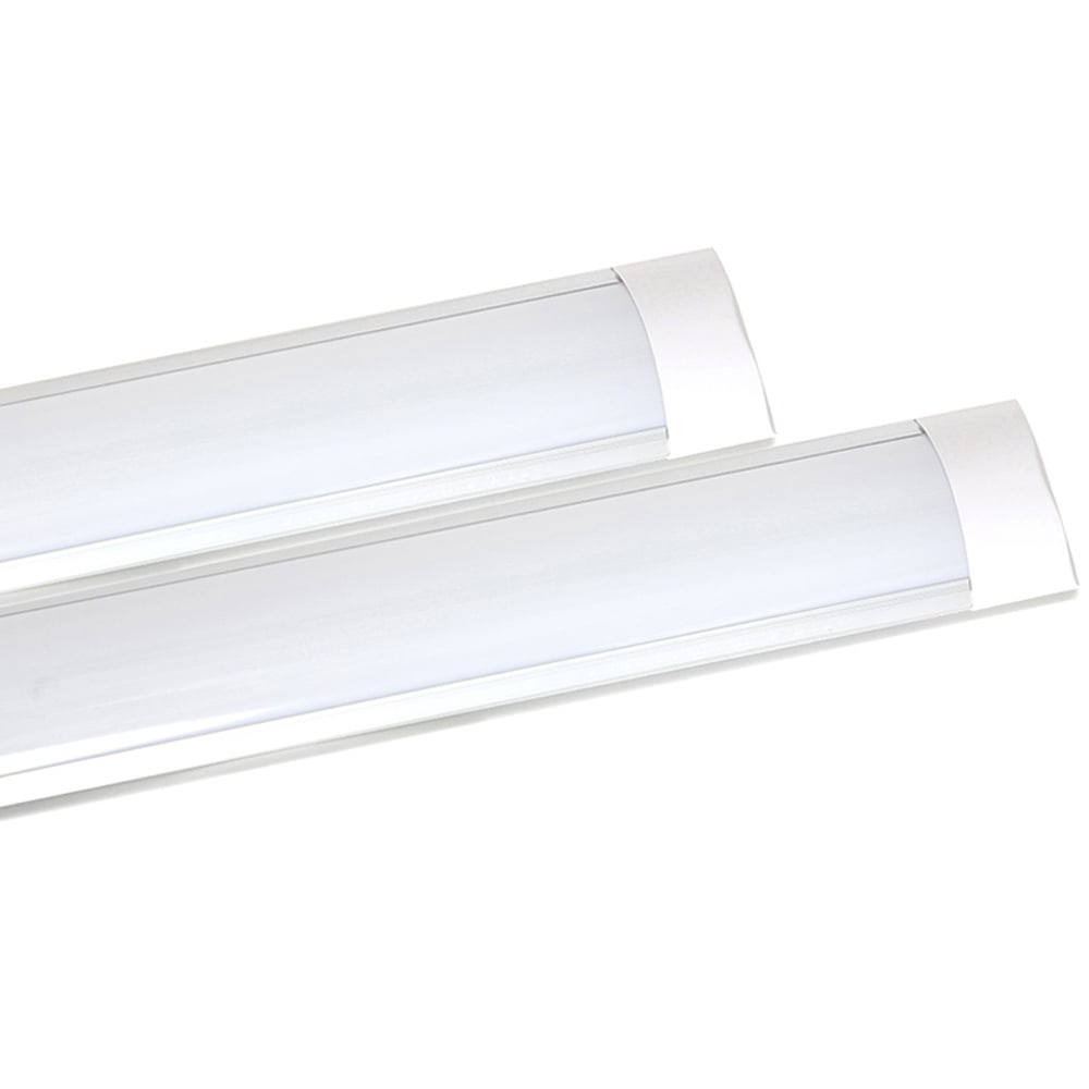 ENER-J 18W 6000K LED Prismatic Batten 60cm 2 Pack Image 1