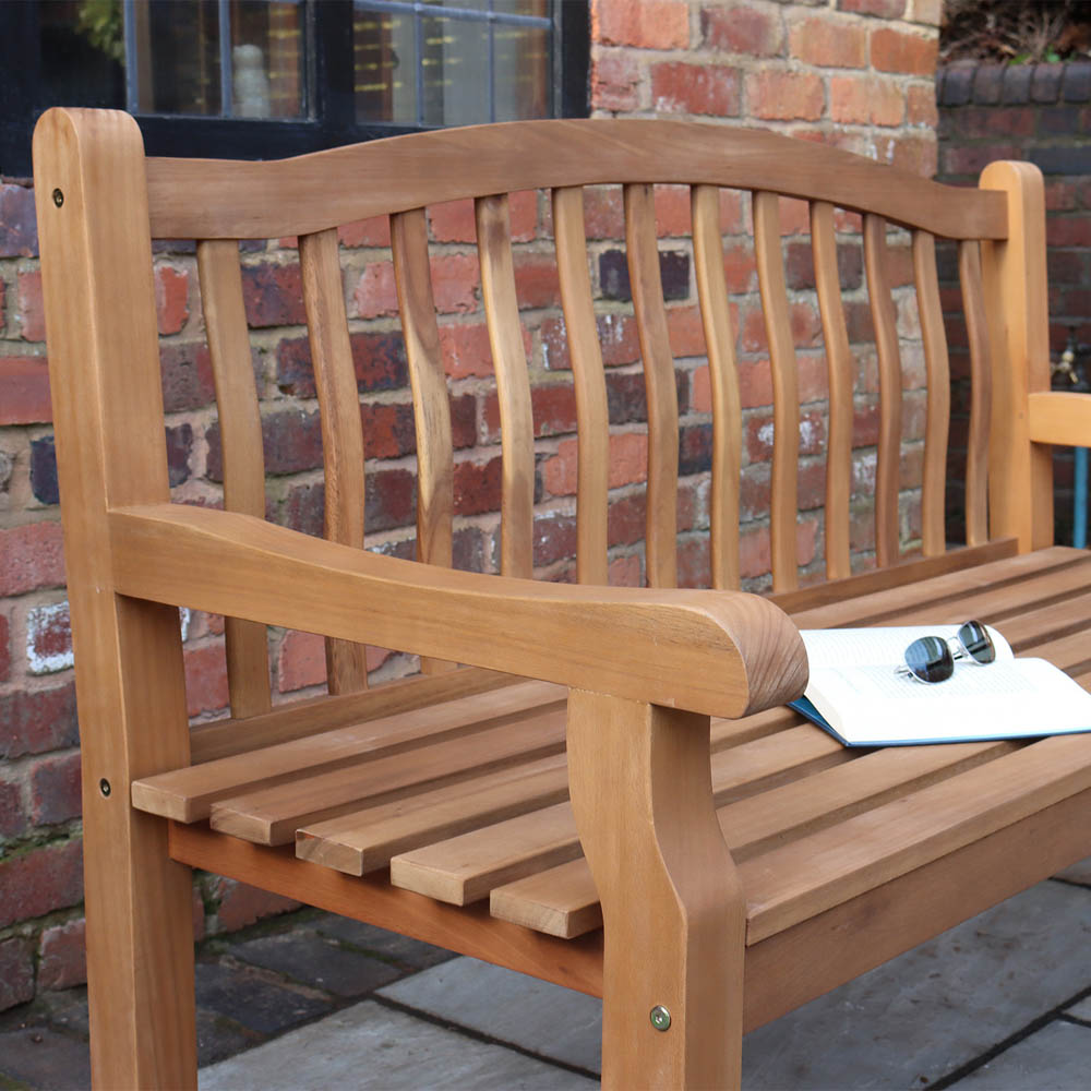Royalcraft Lytham 3 Seater Acacia Hardwood Bench Image 3