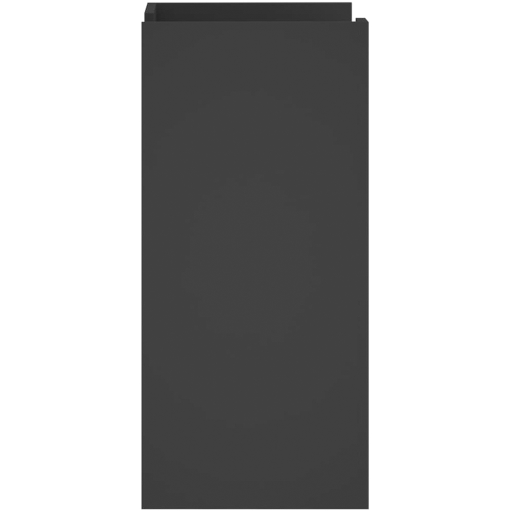 vidaXL Single Door Black Wooden Sideboard Image 5