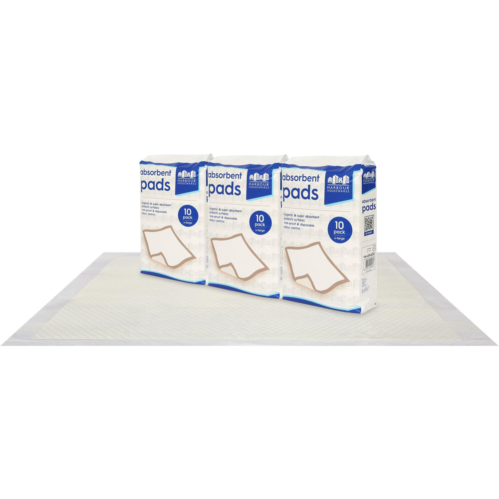 Harbour Housewares Disposable Incontinence Bed Pad 60 x 89cm 30 Pack Image 3