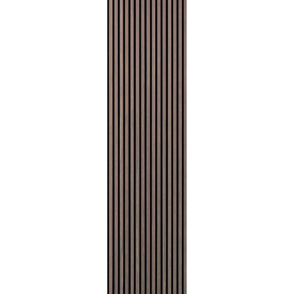 Portland 240 x 60cm Acupanel Smoked Oak Acoustic Slat Wall Panel Image 2