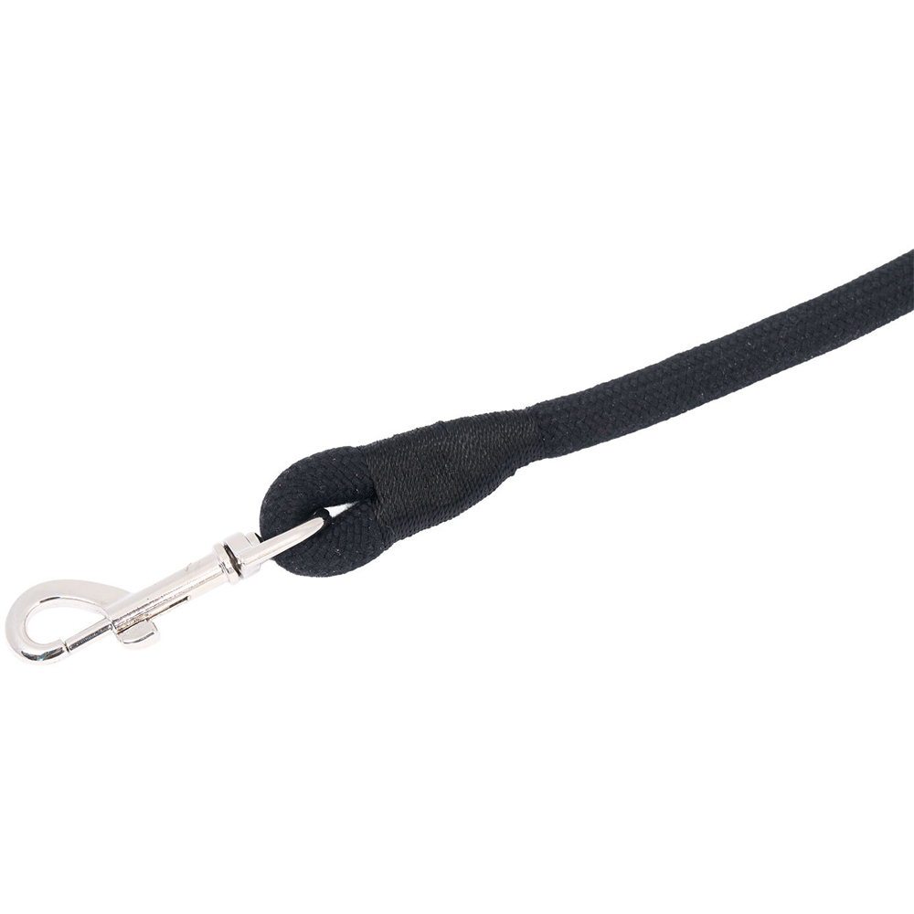 Durable Rope Dog Lead Black Image 3