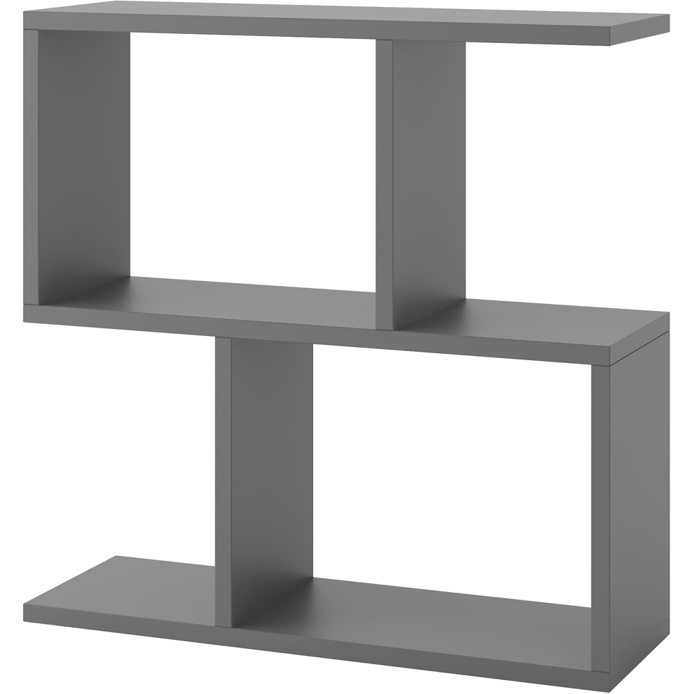 Decortie Homemania 4 Shelf Anthracite Wooden Side Table Image 2