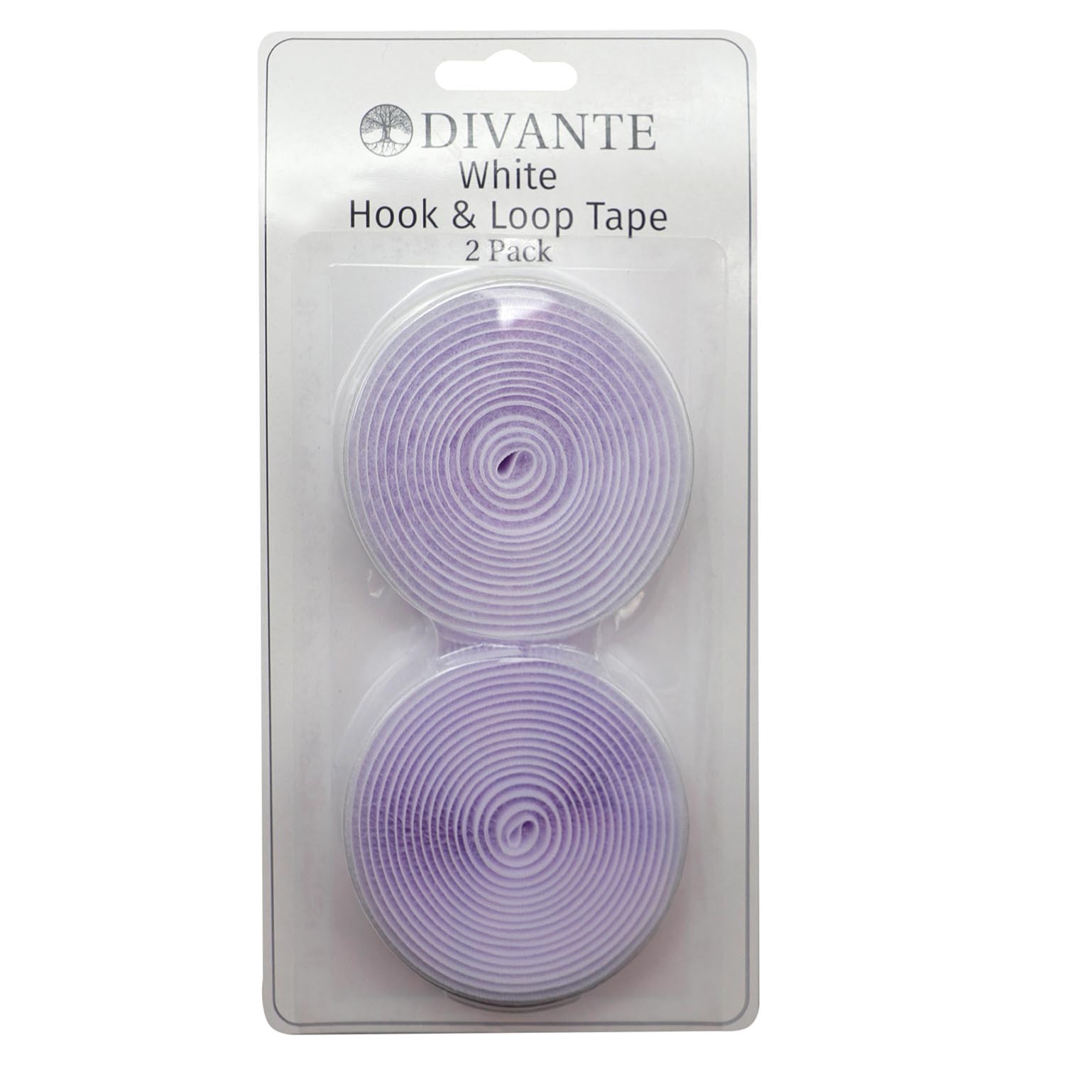 Divante White Hook and Loop Tape 2 Pack Image