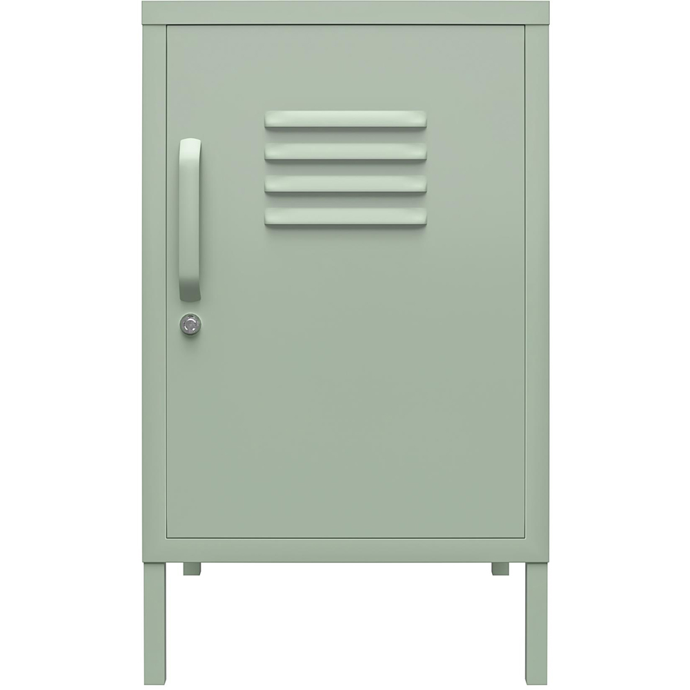 Dorel Mission District Pastel Green Metal Locker End Table Image 3